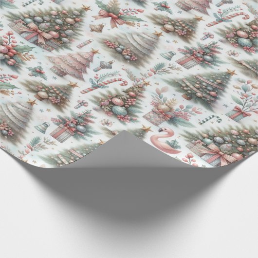 Weihnachts-Verpackungspapier, festlich! Geschenkpapier (Ecke)