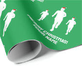 Weihnachts-Verpackungspapier für Läufer Geschenkpapier (Rolleneckpunkt)