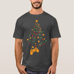 Weihnachts Video Game Xmas Tree Gaming Lover Video T-Shirt