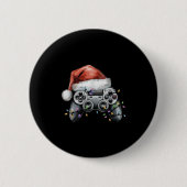 Weihnachts-Video-Gamer-Controller Xmas Gaming Men Button (Vorderseite)