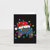 Weihnachts-Videospiel-Controller-Hut Santa Gamer B Karte (Vorderseite)