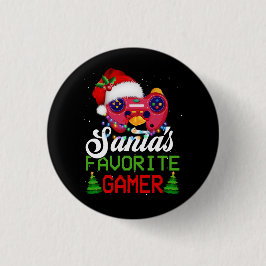 Weihnachts-Videospiel-Gamer Weihnachts-Gamer Button