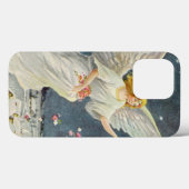 Weihnachts-Viktorianischer Engel mit Sternen Rose Case-Mate iPhone Hülle (Rückseite (Horizontal))