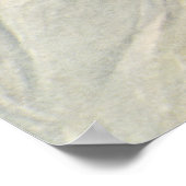 Weihnachts-Viktorianischer Engel mit Sternen Rose Poster (Ecke)