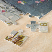 Weihnachts-Viktorianischer Engel mit Sternen Rose Puzzle (Seite)