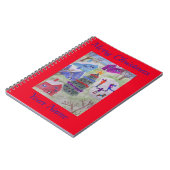Weihnachts-Village SpiralNotebook Notizblock (Linke Seite)