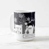 Weihnachts-Village-Tasse Kaffeetasse (Vorderseite Links)