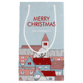Weihnachts-Village-Weihnachtsgeschenk-Tasche Kleine Geschenktüte (Vorderseite)