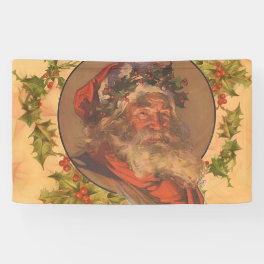 Weihnachts-Vintag-Portrait Banner (Horizontal)