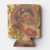 Weihnachts-Vintag-Portrait Dosenkühler (Rückseite)