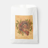 Weihnachts-Vintag-Portrait Geschenktütchen (Vorderseite)