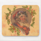 Weihnachts-Vintag-Portrait Mousepad (Vorne)