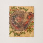 Weihnachts-Vintag-Portrait Puzzle (Vertikal)