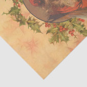 Weihnachts-Vintag-Portrait Seidenpapier (Ausschnitt)