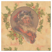 Weihnachts-Vintag-Portrait Stoff (Nahaufnahme)
