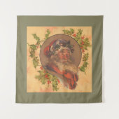 Weihnachts-Vintag-Portrait Wandteppich (Vorderseite)