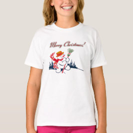 Weihnachts-Vintag-Snowman-Shirt T-Shirt