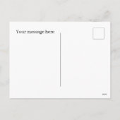 Weihnachts-Vintage Dame gibt Nachricht Feiertagspostkarte (Rückseite)