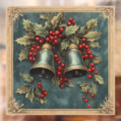 Weihnachts-Vintage Fensterklammer Fensteraufkleber (Blatt 2)