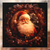 Weihnachts-Vintage Fensterklammer Fensteraufkleber (Blatt 2)