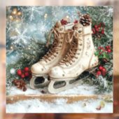 Weihnachts-Vintage Fensterklammer Fensteraufkleber (Blatt 2)