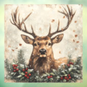 Weihnachts-Vintage Fensterklammer Fensteraufkleber (Blatt 3)