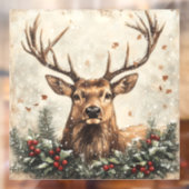 Weihnachts-Vintage Fensterklammer Fensteraufkleber (Blatt 2)