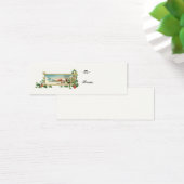 Weihnachts-Vintage Geschenkkarte (Schreibtisch)