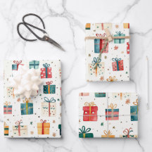 Weihnachts-Vintage Geschenkpakete