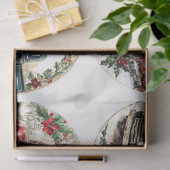 Weihnachts-Vintage LKW Seidenpapier (Geschenk)