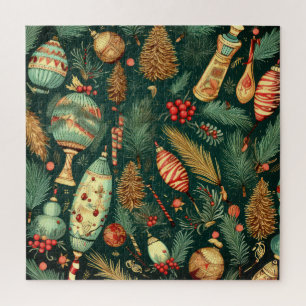 Weihnachts-Vintage-Puzzle Puzzle