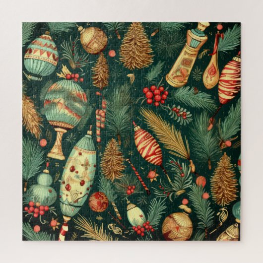 Weihnachts-Vintage-Puzzle Puzzle (Vertikal)