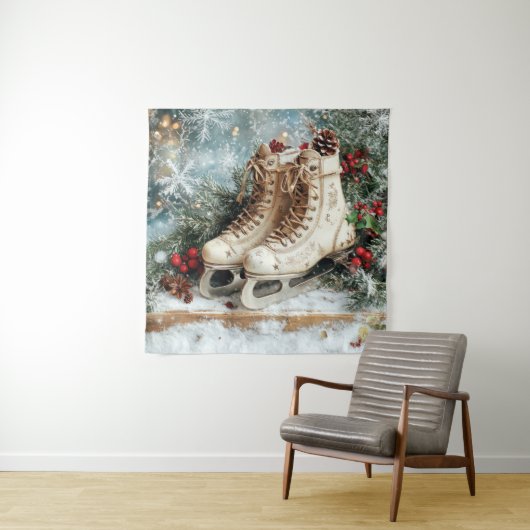 Weihnachts-Vintage Tapestry Wandteppich (Beispiel)
