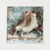 Weihnachts-Vintage Tapestry Wandteppich (Vorderseite)