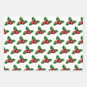 Weihnachts-Vintager Rotlastwagen, Set zum Verpacke Geschenkpapier Set (Vorderseite 3)