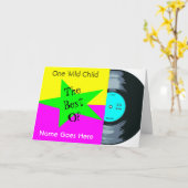 Weihnachts-Vinyl-Schallplattenaufzeichnung für anp Karte (Gelbe Blume)