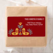 Weihnachts-Vogel-Pattern-Urlaub (Insitu)