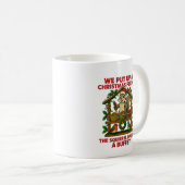 Weihnachts-Vogelfutterstelle-Eichhörnchen-Buffet L Kaffeetasse (VorderseiteRechts)