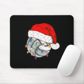 Weihnachts Volleyball Ball Weihnachtsmannmütze Fun Mousepad (Mit Mouse)