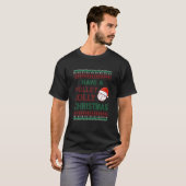 Weihnachts Volleyball haben ein Volley Jolly Weihn T-Shirt (Vorne ganz)