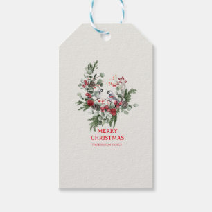 Weihnachts-Wald-Minimalist-Einfach-Feiertag 1 Geschenkanhänger