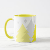 Weihnachts-Waldlandschaft Kaffeetasse (Links)