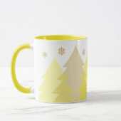 Weihnachts-Waldlandschaft-Kaffeetasse Tasse (Links)