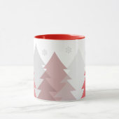 Weihnachts-Waldlandschaft-Kaffeetasse Tasse (Zentrum)