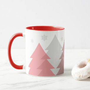 Weihnachts-Waldlandschaft-Kaffeetasse Tasse