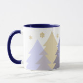 Weihnachts-Waldlandschaft-Kaffeetasse Tasse (Links)