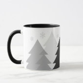 Weihnachts-Waldlandschaft-Kaffeetasse Tasse (Links)
