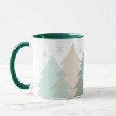 Weihnachts-Waldlandschaft-Kaffeetasse Tasse (Links)