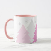 Weihnachts-Waldlandschaft-Kaffeetasse Tasse (Links)