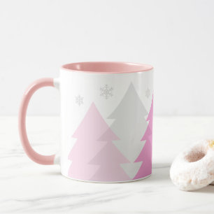 Weihnachts-Waldlandschaft-Kaffeetasse Tasse